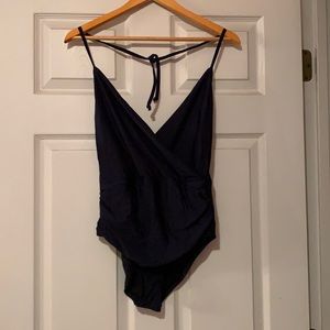 Jcrew navy bathing suit